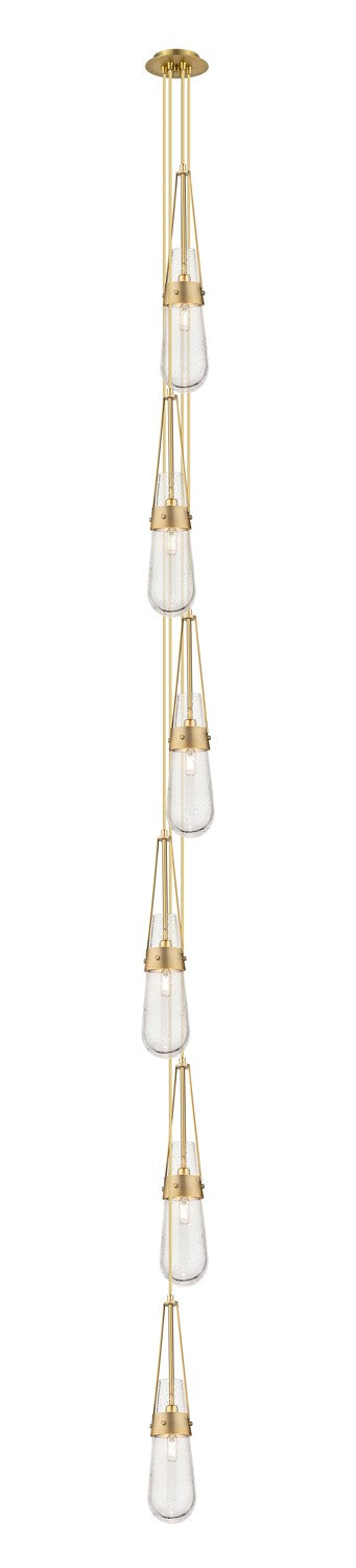 Innovations 106-452-1P-BB-G452-4SDY Six Light Pendant, Brushed Brass