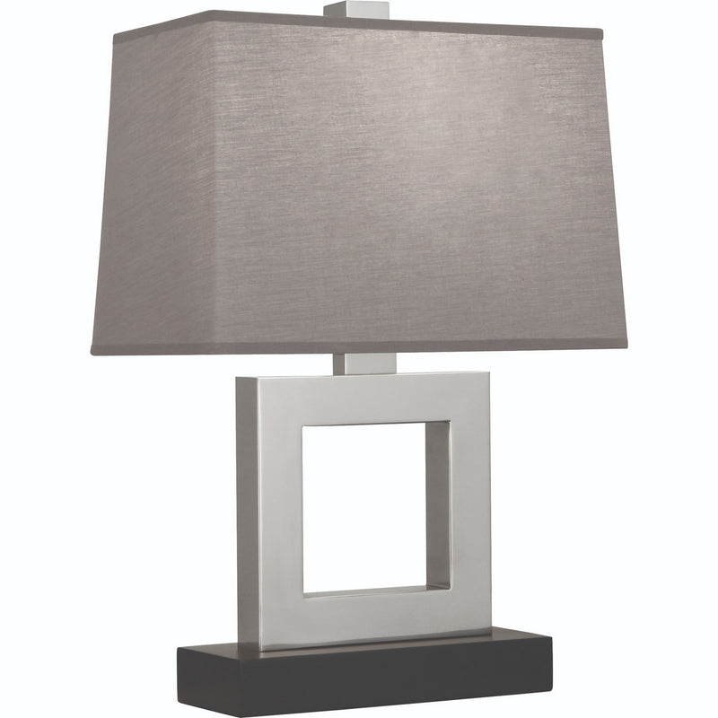 Robert Abbey 101G One Light Table Lamp, Antique Silver