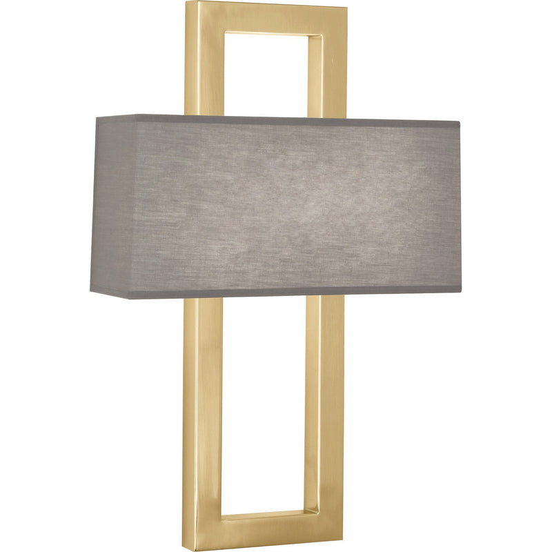 Robert Abbey 115G Two Light Wall Sconce, Antique Brass