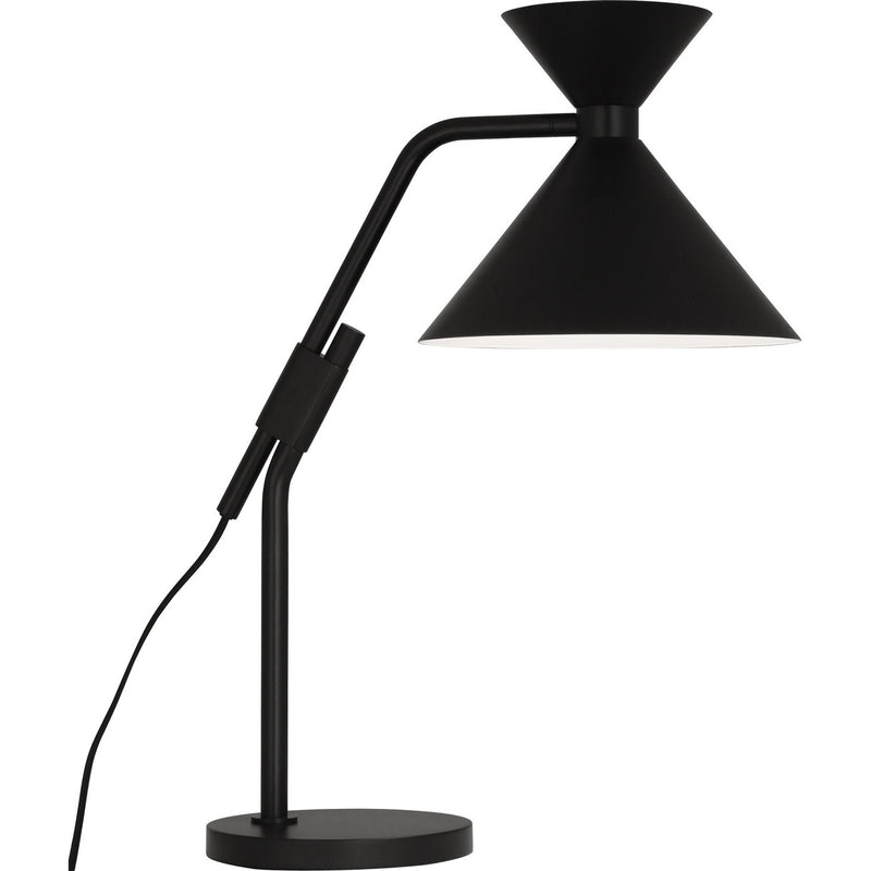 Robert Abbey 1252 One Light Table Lamp, Matte Black