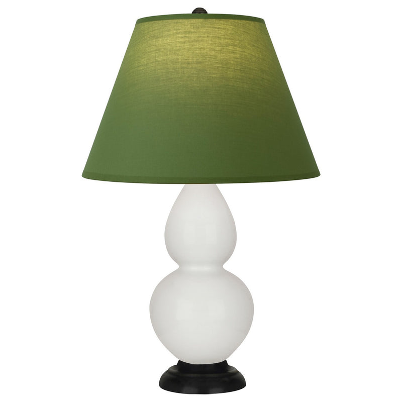 Robert Abbey 1650G One Light Accent Lamp, Lily Glazed Ceramic w/Deep Patina Bronze