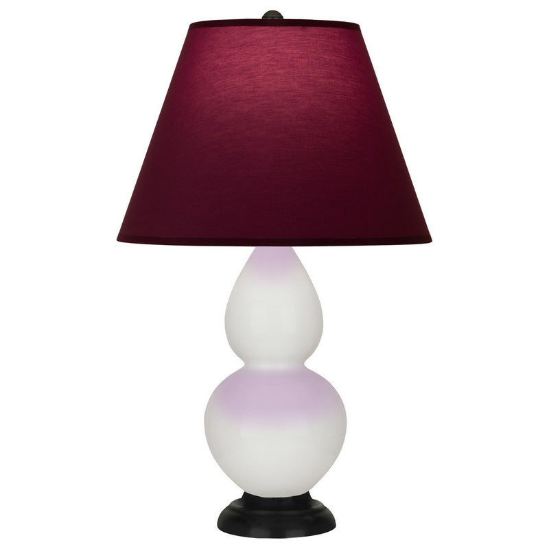 Robert Abbey 1650P One Light Accent Lamp, Lily Glazed Ceramic w/Deep Patina Bronze