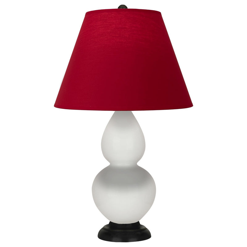 Robert Abbey 1650R One Light Accent Lamp, Lily Glazed Ceramic w/Deep Patina Bronze