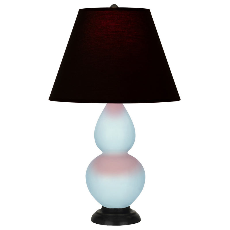 Robert Abbey 1656K One Light Accent Lamp, Baby Blue Glazed Ceramic w/Deep Patina Bronze