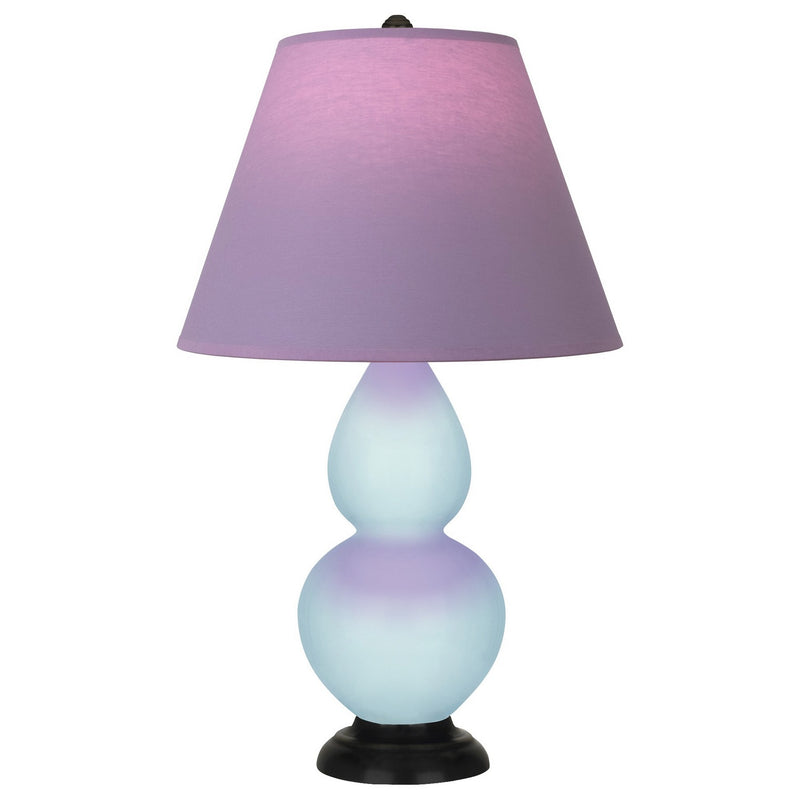 Robert Abbey 1656L One Light Accent Lamp, Baby Blue Glazed Ceramic w/Deep Patina Bronze