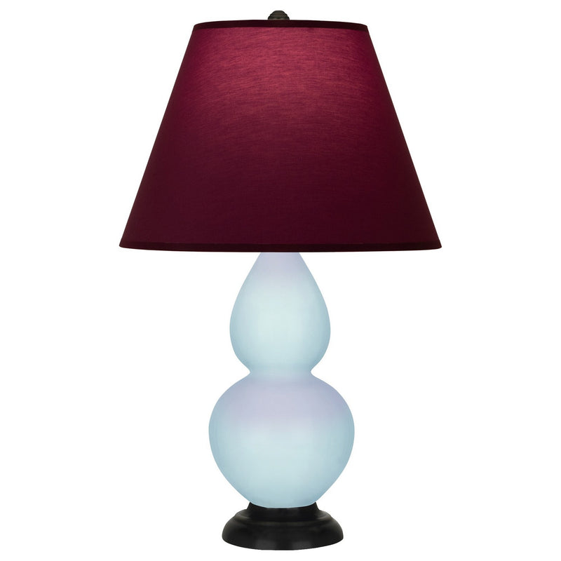 Robert Abbey 1656P One Light Accent Lamp, Baby Blue Glazed Ceramic w/Deep Patina Bronze