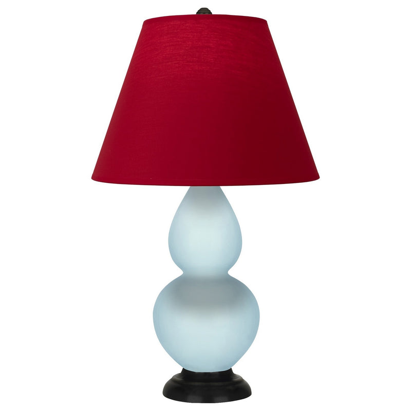Robert Abbey 1656R One Light Accent Lamp, Baby Blue Glazed Ceramic w/Deep Patina Bronze