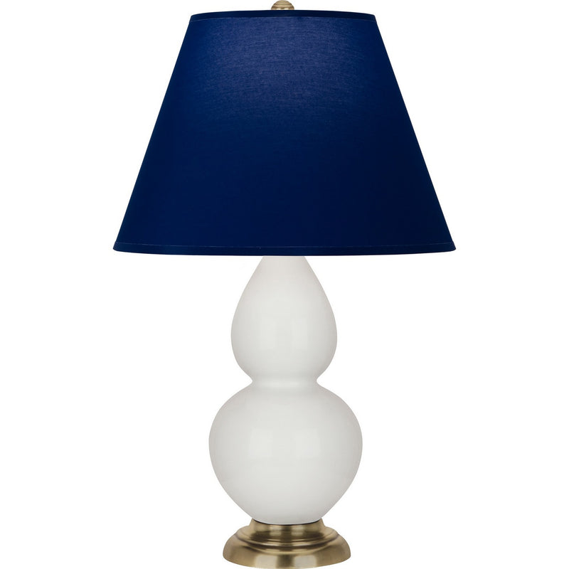 Robert Abbey 1680N One Light Accent Lamp, Lily Glazed Ceramic w/Antique Natural Brass
