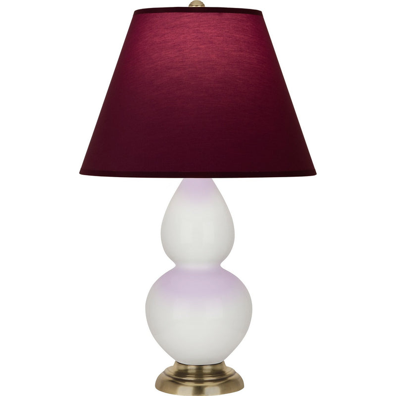 Robert Abbey 1680P One Light Accent Lamp, Lily Glazed Ceramic w/Antique Natural Brass