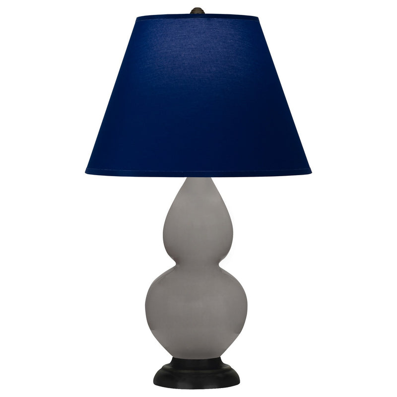 Robert Abbey 1769N One Light Accent Lamp, Smokey Taupe Glazed Ceramic w/Deep Patina Bronze