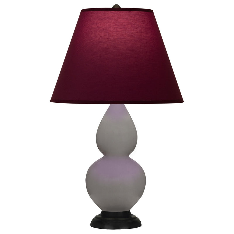 Robert Abbey 1769P One Light Accent Lamp, Smokey Taupe Glazed Ceramic w/Deep Patina Bronze