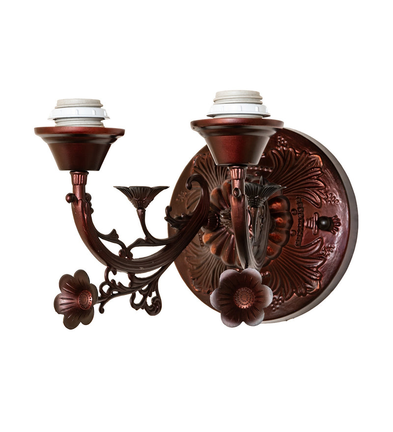 Meyda Tiffany 293612 Two Light Wall Sconce Hardware, Mahogany Bronze