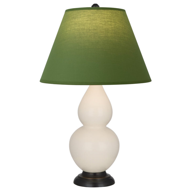 Robert Abbey 1775G One Light Accent Lamp, Bone Glazed Ceramic w/Deep Patina Bronze