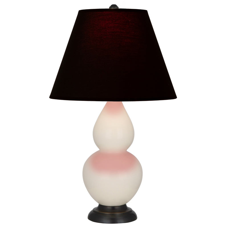Robert Abbey 1775K One Light Accent Lamp, Bone Glazed Ceramic w/Deep Patina Bronze