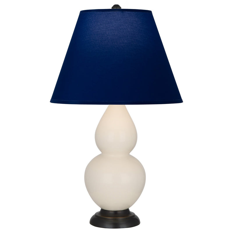 Robert Abbey 1775N One Light Accent Lamp, Bone Glazed Ceramic w/Deep Patina Bronze