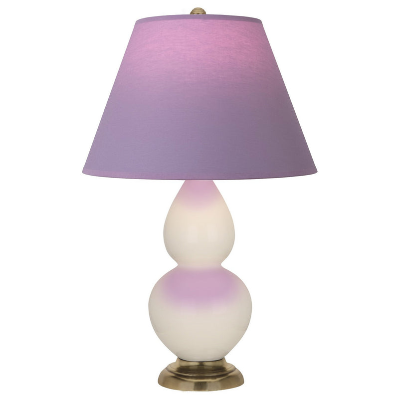 Robert Abbey 1774L One Light Accent Lamp, Bone Glazed Ceramic w/Antique Natural Brass