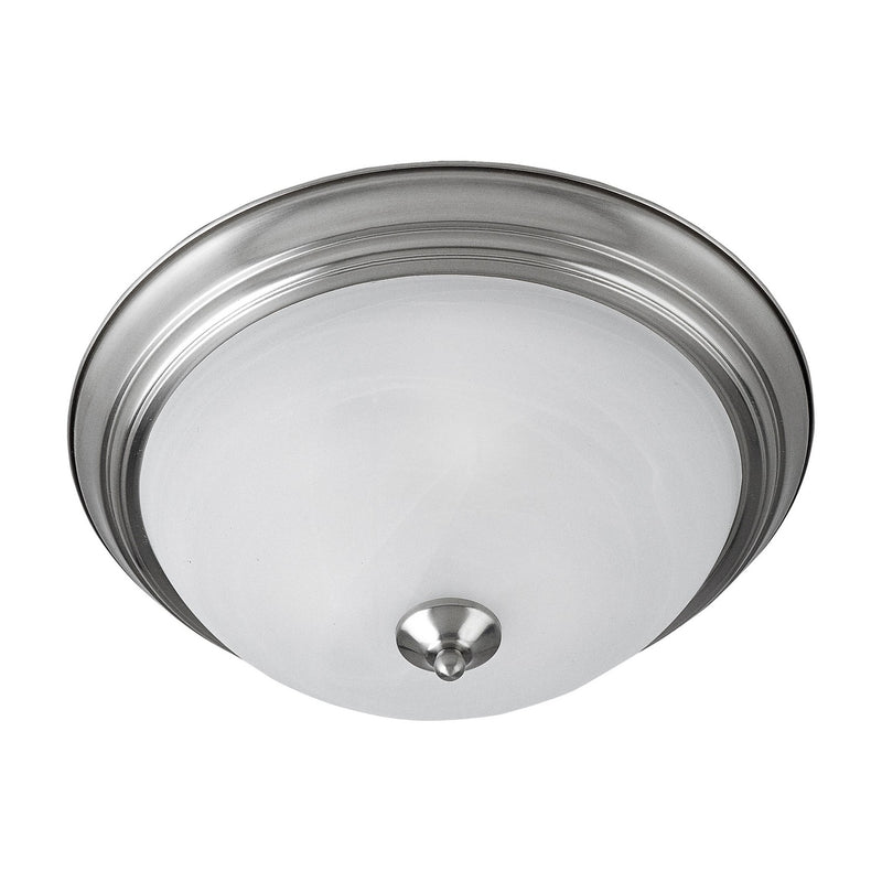 Maxim 5842MRSN Three Light Flush Mount, Satin Nickel