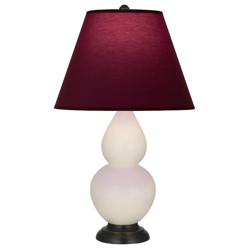 Robert Abbey 1775P One Light Accent Lamp, Bone Glazed Ceramic w/Deep Patina Bronze