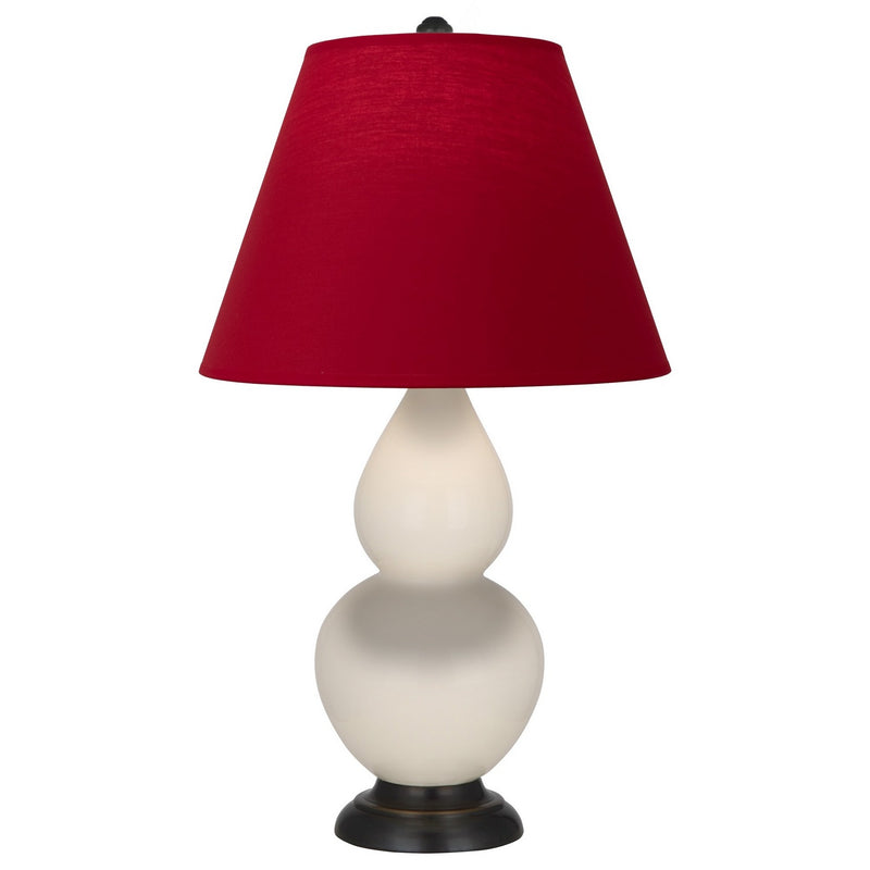 Robert Abbey 1775R One Light Accent Lamp, Bone Glazed Ceramic w/Deep Patina Bronze