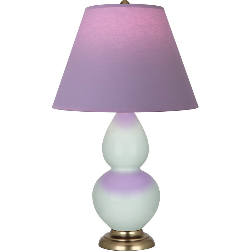Robert Abbey 1786L One Light Accent Lamp, Celadon Glazed Ceramic w/Antique Natural Brass