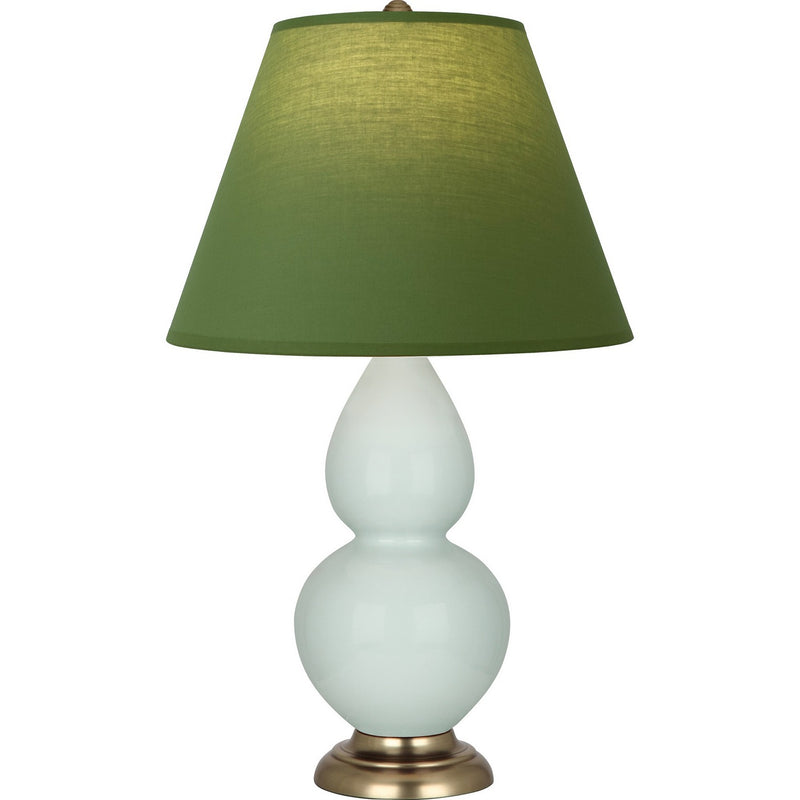 Robert Abbey 1786G One Light Accent Lamp, Celadon Glazed Ceramic w/Antique Natural Brass