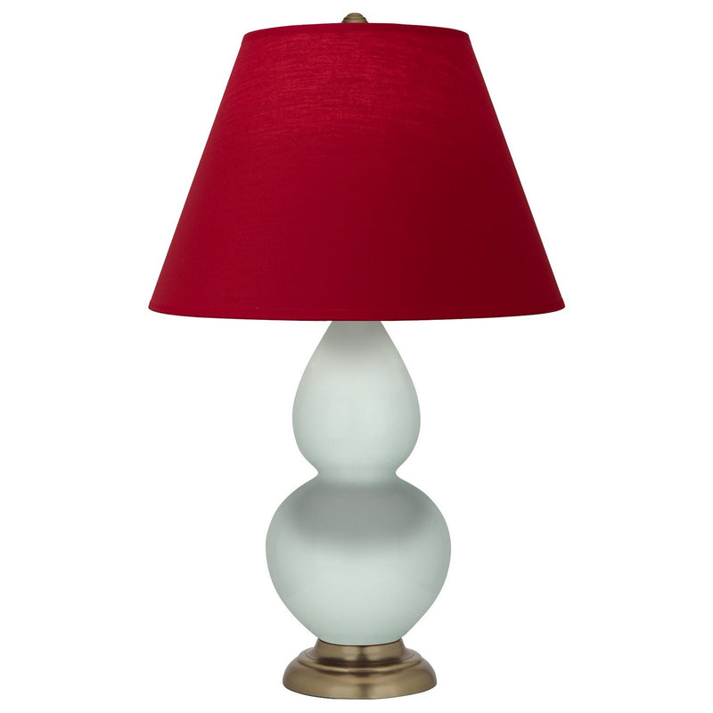 Robert Abbey 1786R One Light Accent Lamp, Celadon Glazed Ceramic w/Antique Natural Brass