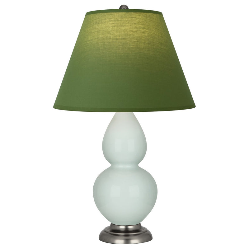 Robert Abbey 1788G One Light Accent Lamp, Celadon Glazed Ceramic w/Antique Silver