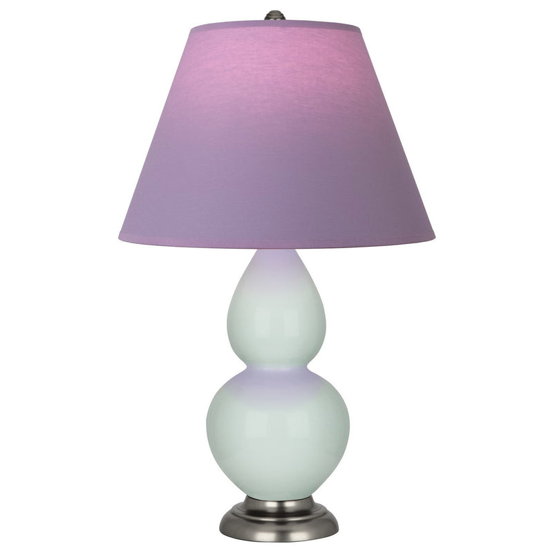Robert Abbey 1788L One Light Accent Lamp, Celadon Glazed Ceramic w/Antique Silver