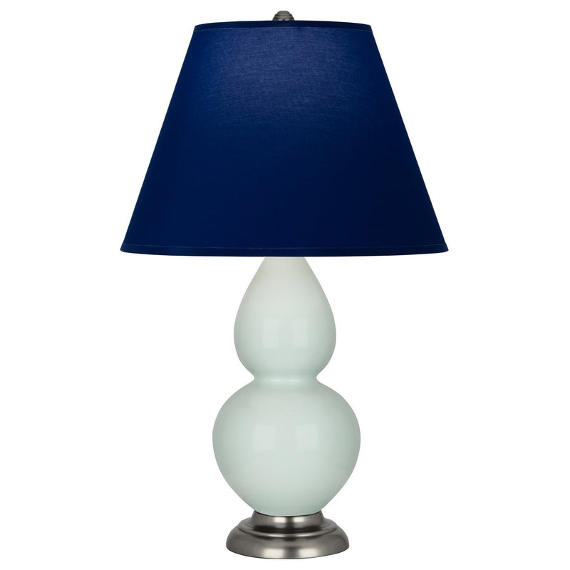Robert Abbey 1788N One Light Accent Lamp, Celadon Glazed Ceramic w/Antique Silver