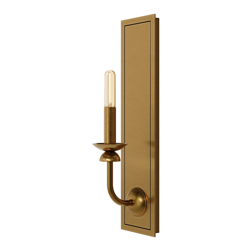 Robert Abbey 272 One Light Wall Sconce, Lacquered Burnished Brass