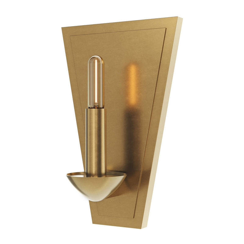 Robert Abbey 2954 One Light Wall Sconce, Lacquered Burnished Brass