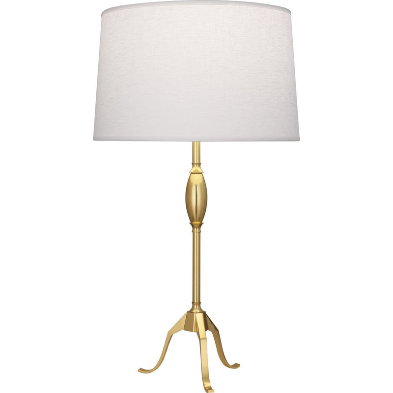 Robert Abbey 465 One Light Table Lamp, MODERN BRASS