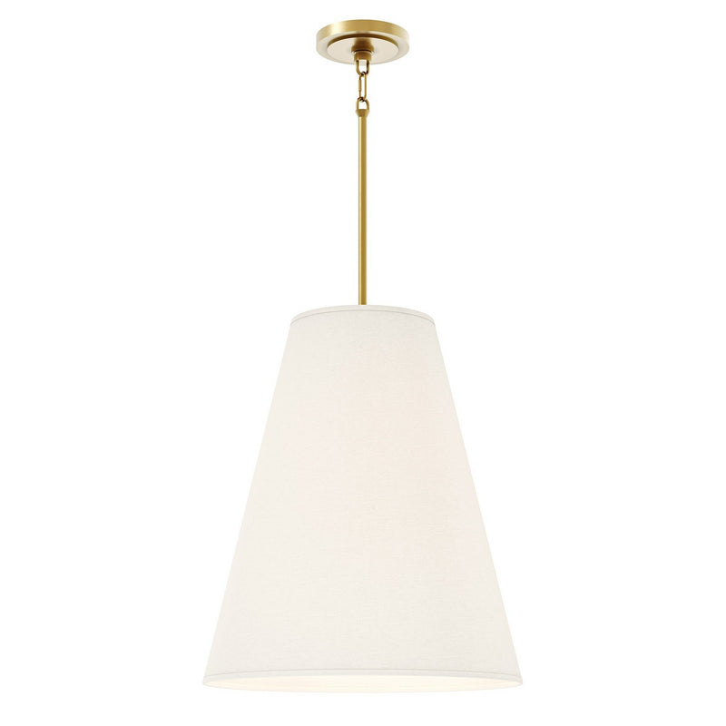 Robert Abbey 494 Four Light Pendant, Shannon Oyster w/Modern Brass