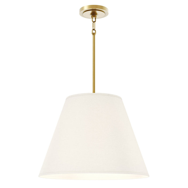 Robert Abbey 495 Four Light Pendant, Shannon Oyster w/Modern Brass