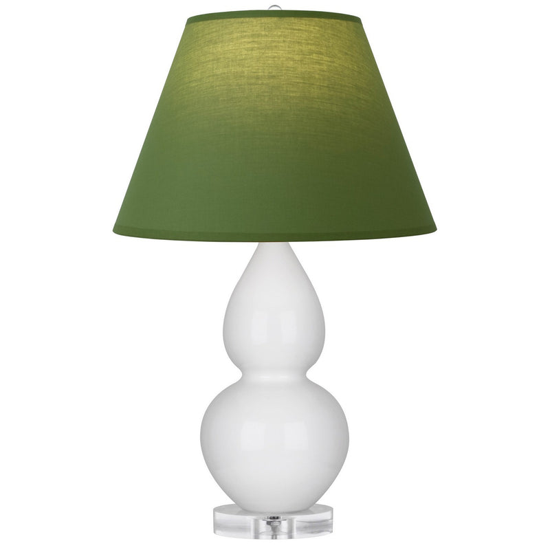 Robert Abbey A690G One Light Accent Lamp, Lily Glazed Ceramic w/Lucite
