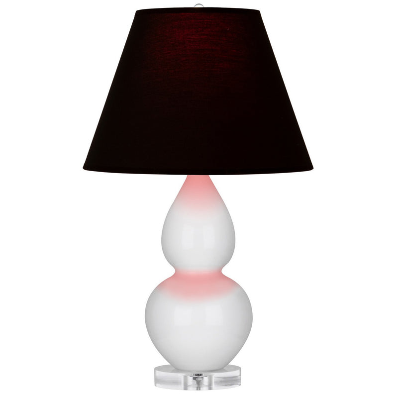 Robert Abbey A690K One Light Accent Lamp, Lily Glazed Ceramic w/Lucite