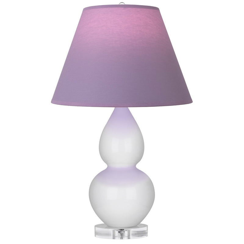 Robert Abbey A690L One Light Accent Lamp, Lily Glazed Ceramic w/Lucite