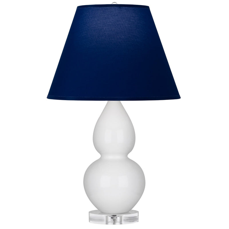 Robert Abbey A690N One Light Accent Lamp, Lily Glazed Ceramic w/Lucite