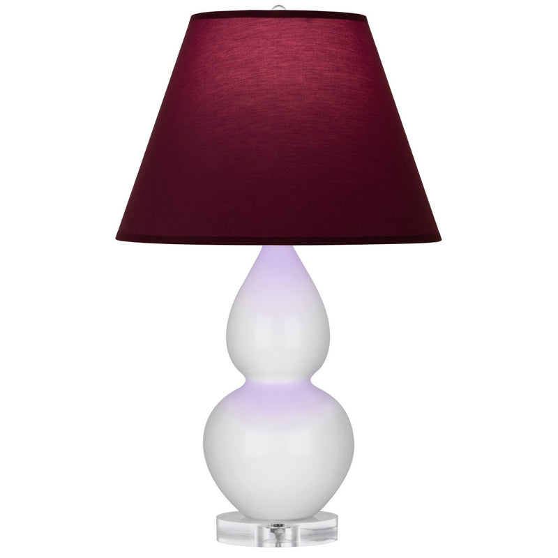 Robert Abbey A690P One Light Accent Lamp, Lily Glazed Ceramic w/Lucite
