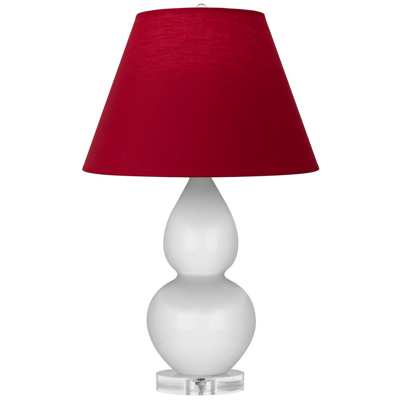 Robert Abbey A690R One Light Accent Lamp, Lily Glazed Ceramic w/Lucite