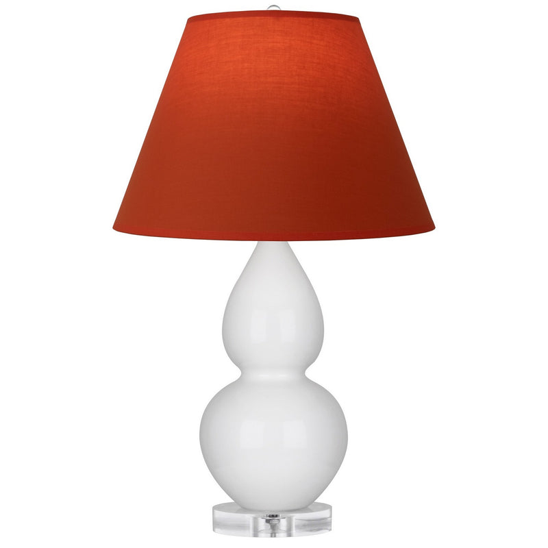 Robert Abbey A690T One Light Accent Lamp, Lily Glazed Ceramic w/Lucite
