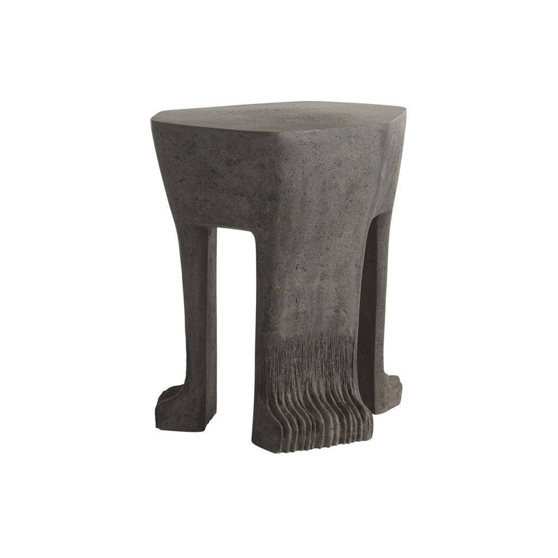 Arteriors FES18 Outdoor Accent Table, Matte Carbon