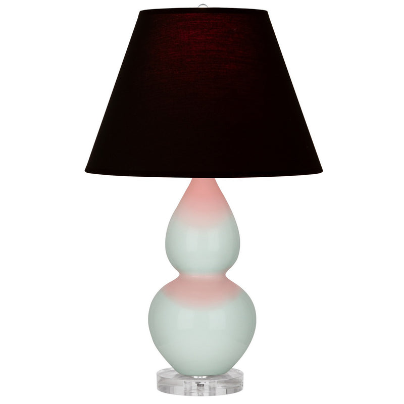 Robert Abbey A788K One Light Accent Lamp, Celadon Glazed Ceramic w/Lucite