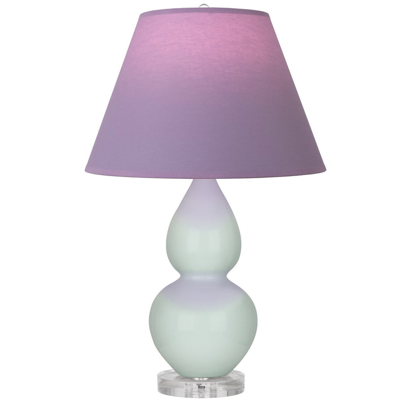 Robert Abbey A788L One Light Accent Lamp, Celadon Glazed Ceramic w/Lucite