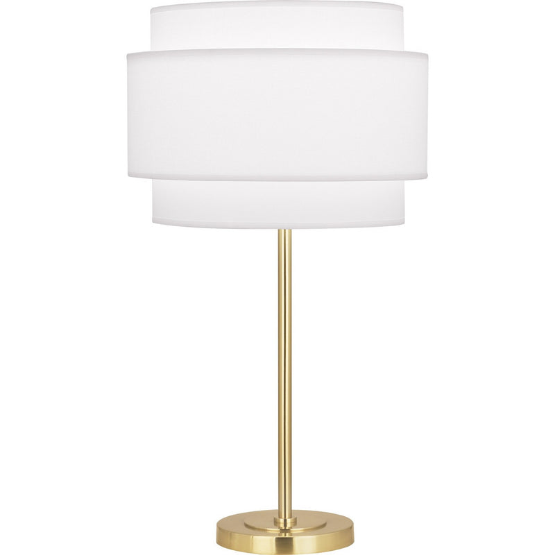 Robert Abbey AW130 One Light Table Lamp, Modern Brass
