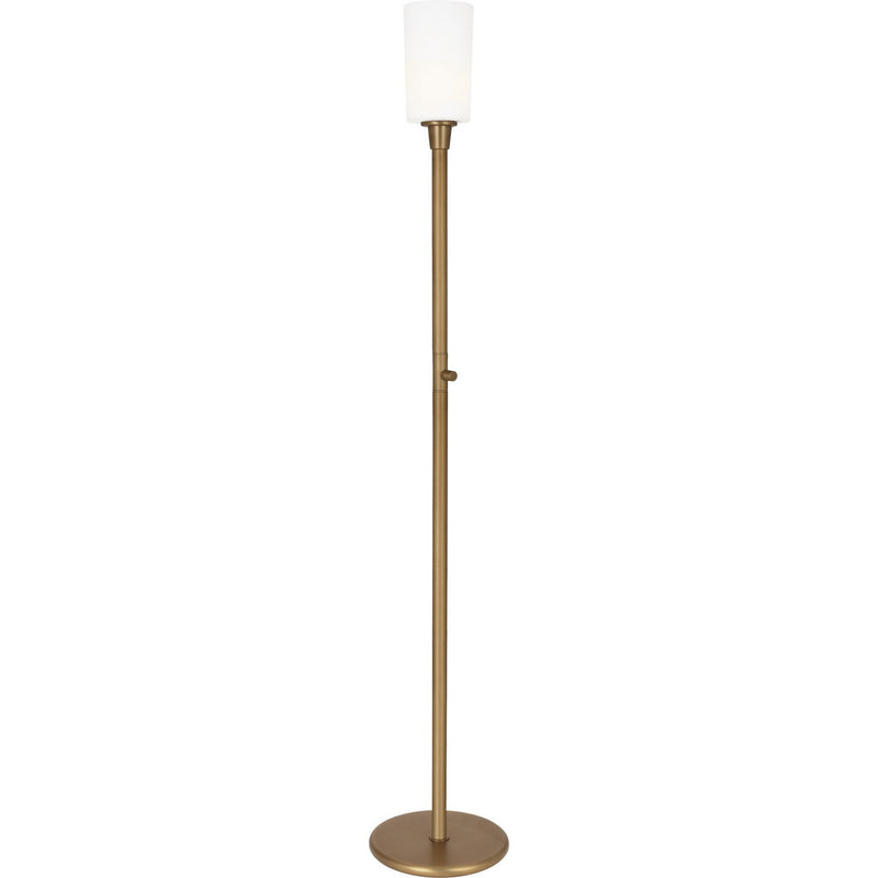 Robert Abbey B2068 One Light Torchiere, Aged Brass
