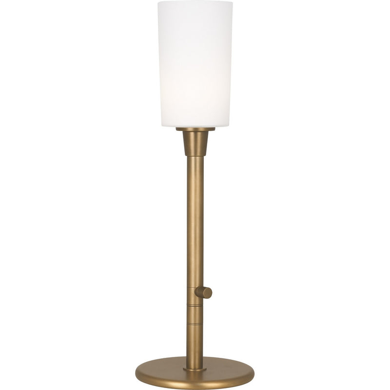 Robert Abbey B2069 One Light Table Lamp, Aged Brass