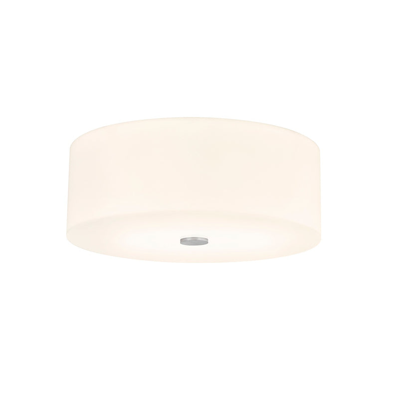 Justice Designs ACR-9731-OPAL-NCKL Four Light Flush-Mount, Brushed Nickel