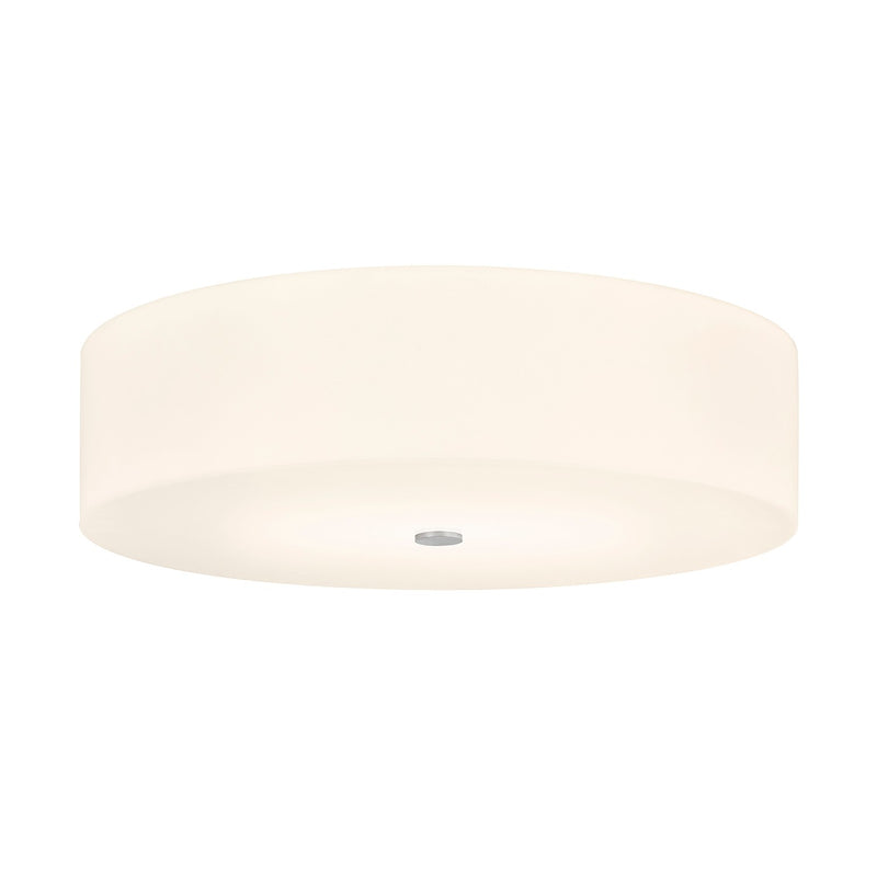 Justice Designs ACR-9733-OPAL-NCKL Six Light Flush-Mount, Brushed Nickel