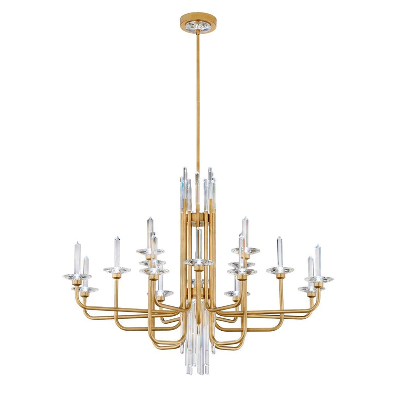 Schonbek S5716-710O LED Chandelier, Soft Silver